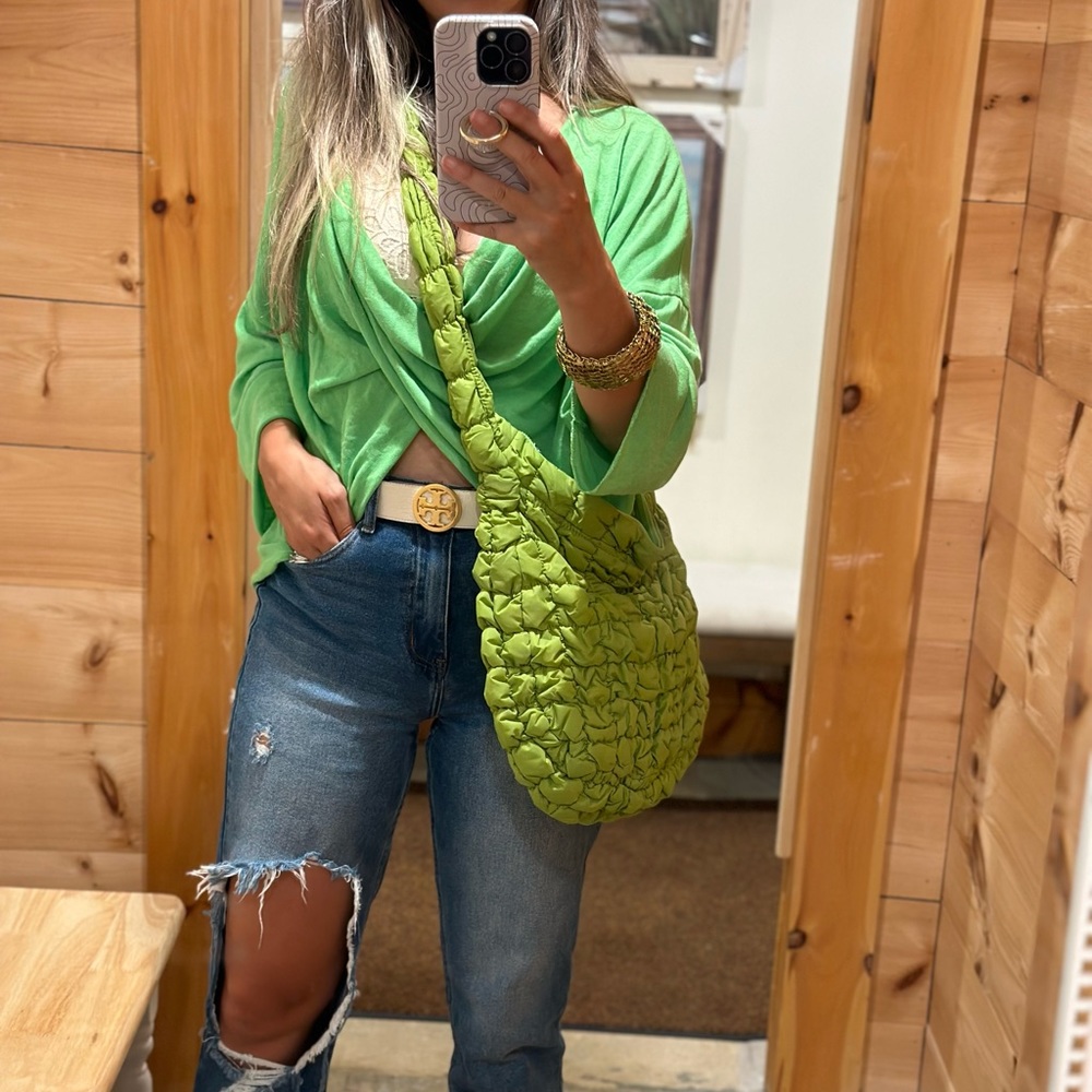 NWT Quilted Nylon bag